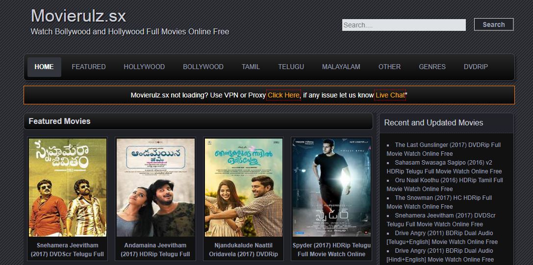All MovieRulz Sites List To Download & Watch Free Movies Online Geeks